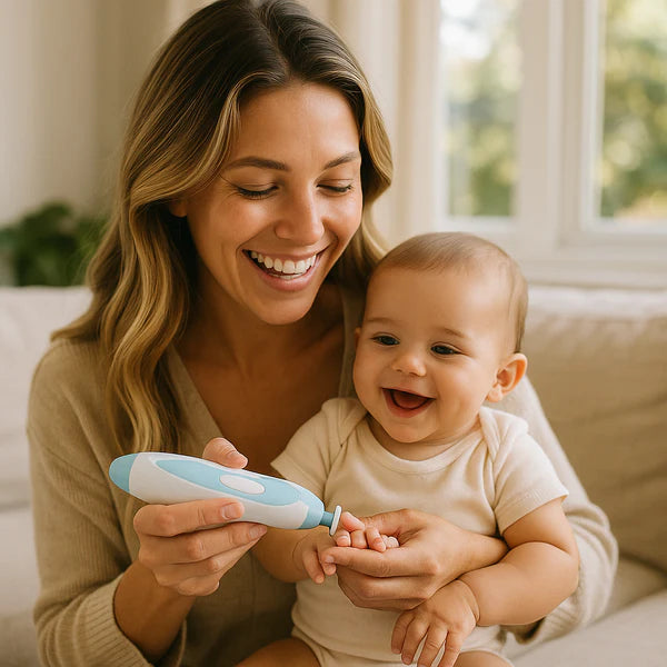™Tiny Smiles - משייף ציפורניים לקטנטנים, פתרון בטוח לרגעים עדינים